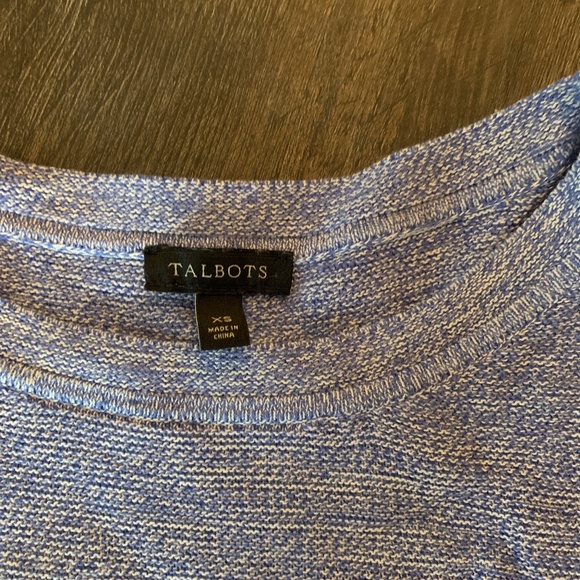 Talbots cotton and‎ rayon button sleeve sweater. Worn about twice - Picture 1 of 5